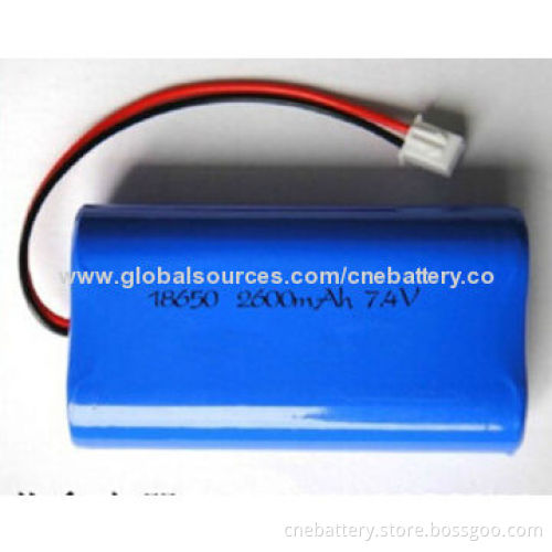 Rechargeable Panasonic Li-ion Batteries, 2S1P 7.4V, 3,100mAh
